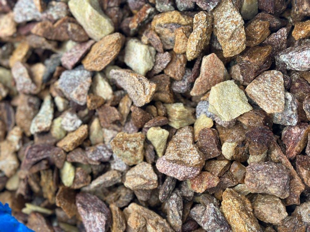 Златолит персиковый декоративная каменная крошка купить в Красноярск