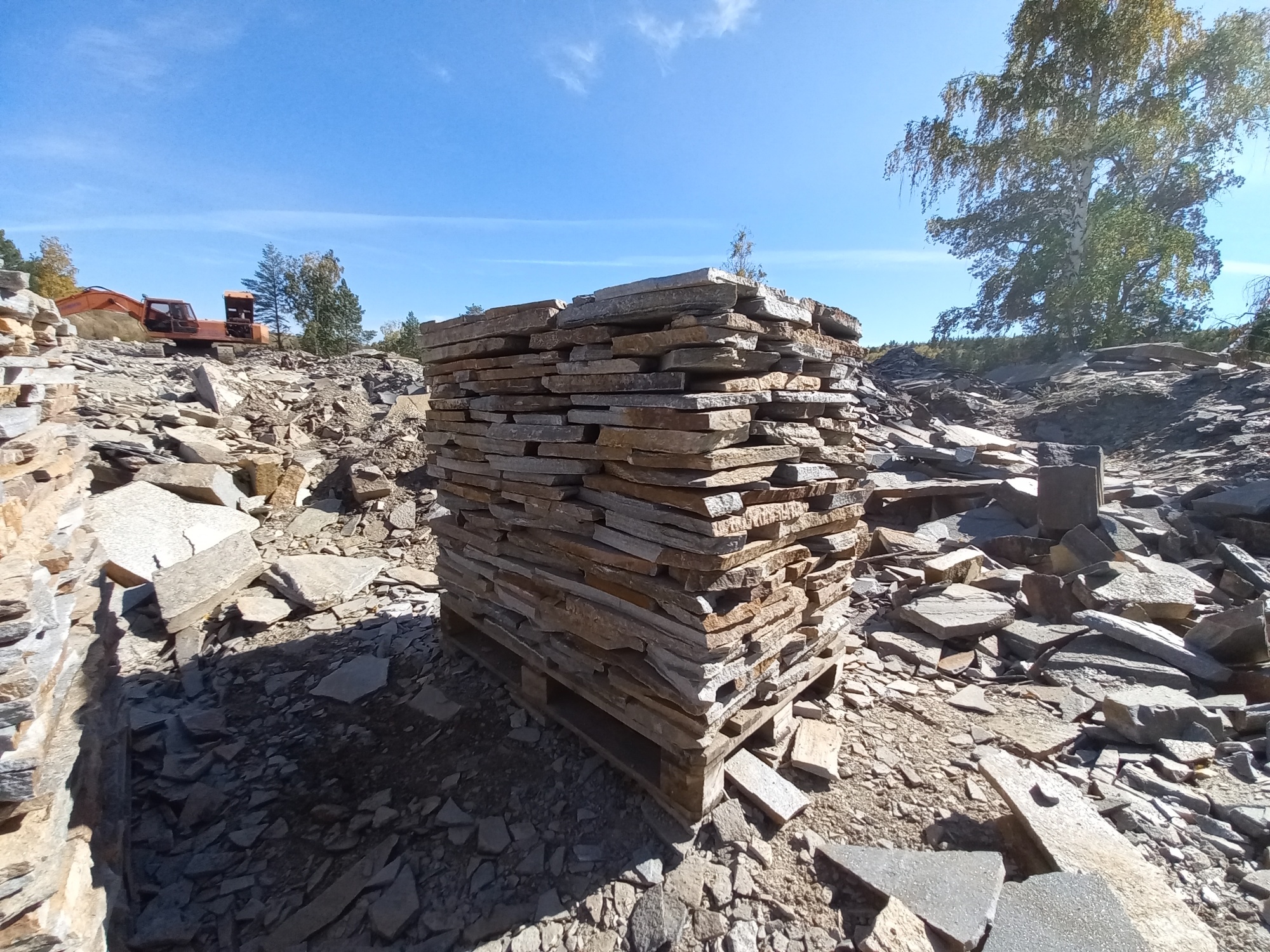 Плитняк златолит серебристый для мощения на бетон купить в Красноярск