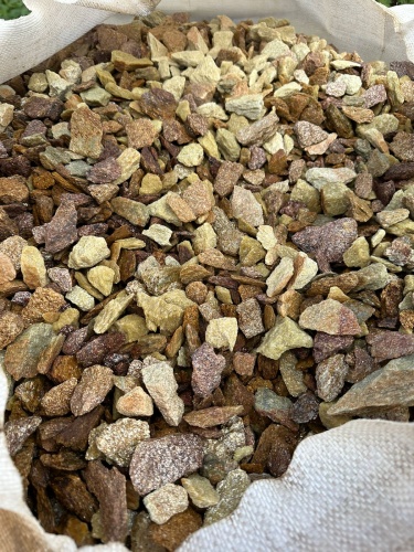 Златолит персиковый декоративная каменная крошка купить в Красноярск