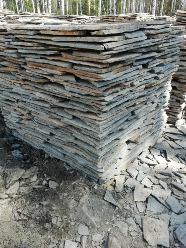 Плитняк златолит Уральский для цоколя, отмостки купить в Красноярск